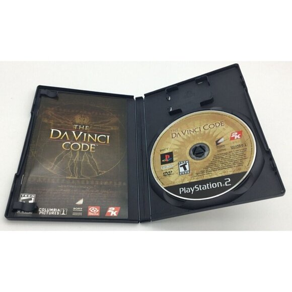 2K & Sony Pictures PlayStation2 The Da Vinci Code Video 2006 Game Rated Teen - Picture 5 of 5